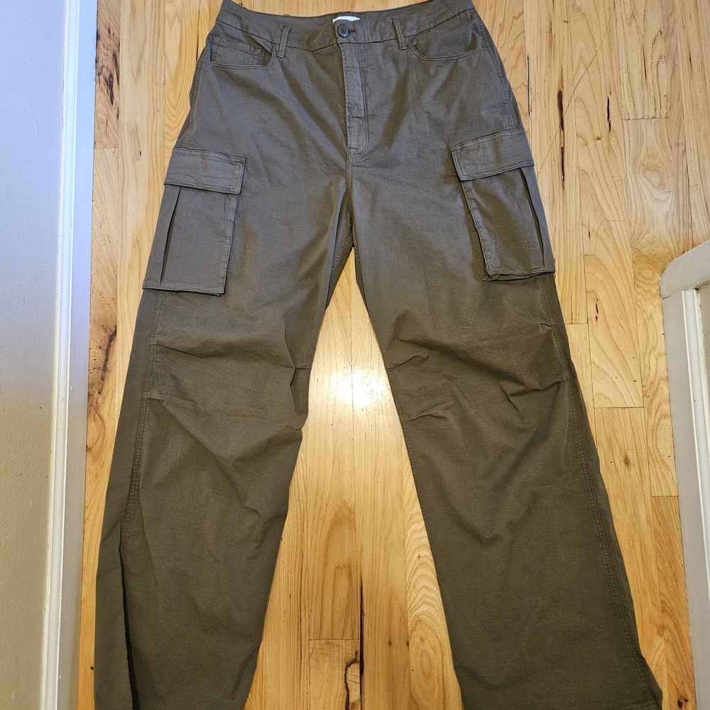 Women's Olive Cargo Pants